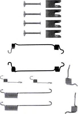 HELLA PAGID 8dz355200391 -  Комплектующие, тормозная колодка